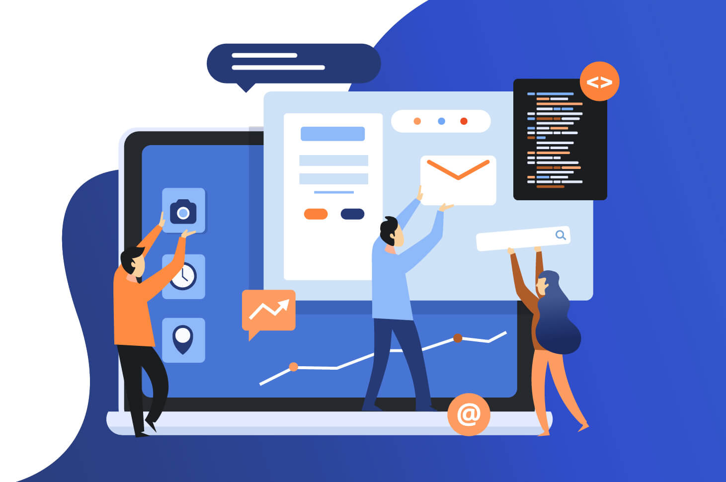 Professional collaboration visual